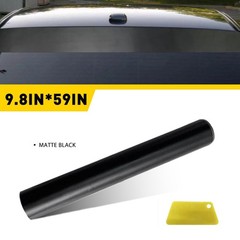 Sun Visor Windshield Strip Banner Vinyl Decal Blank matte black 60×10″ Universal
