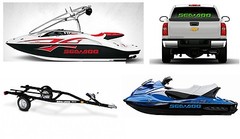 SEA-DOO Logo / ORANGE / 34″ Vinyl Personal Watercraft Replacement Bonus Decals