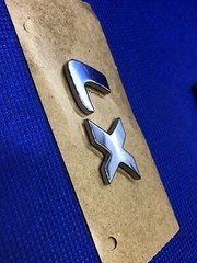 Authentic New Peugeot LX Wing Badge Side Emblem For 206 1998-10 & 406
