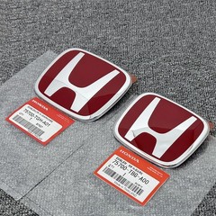 3pcs Car Name Front Grille Trunk H Emblem For Honda Civic 2022-2025 Sport Badge