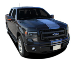 Fits Ford F150 Bonnet Stripe Graphics Any Year Decals Rear Stripe 1