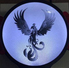Phoenix Light Up Decal Powerdecal Backlit LED Motion Sensing Auto Decal