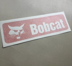Bobcat Orange Stripes Replacement SET OF 2 Skid Steer Vinyl Decal Sticker