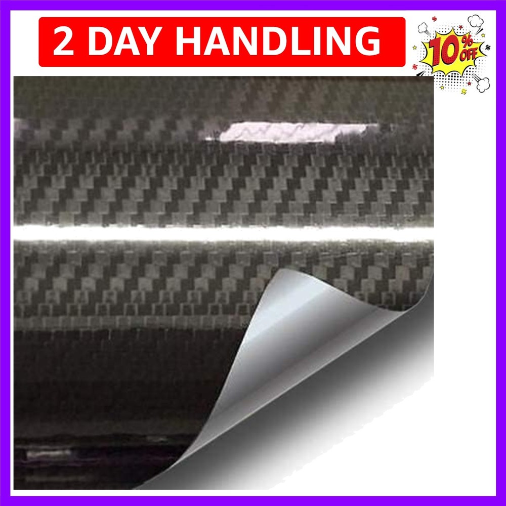 Epoxy High Gloss Black Carbon Vinyl Automotive Wrap Film DIY Easy to Install …