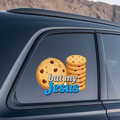 Food given by God Stickers Vinyl Self-adhesive Customizable for Car windows