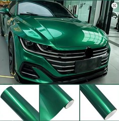 50FT x 5FT Premium Glossy Metallic Pearl Vinyl Whole Car Wrap Sticker Emerald
