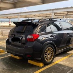 2pcs Matte Black Honeycomb Decal Stickers for CrossTrek XV 2012-2017, Rear Windo
