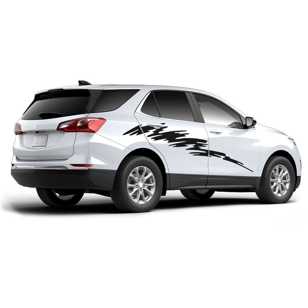 Wave surf Graphic Stripe rack Kit For CHEVROLET EQUINOX LH7 LTG LYH 2017 – 2022