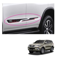 Car Styling Sticker Decal Black For Toyota Fortuner Suv 2015 2018