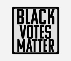 10-Pack BLACK VOTES MATTER Stickers – 1.5″x1.5″ Bumper Decals Water-Resistant