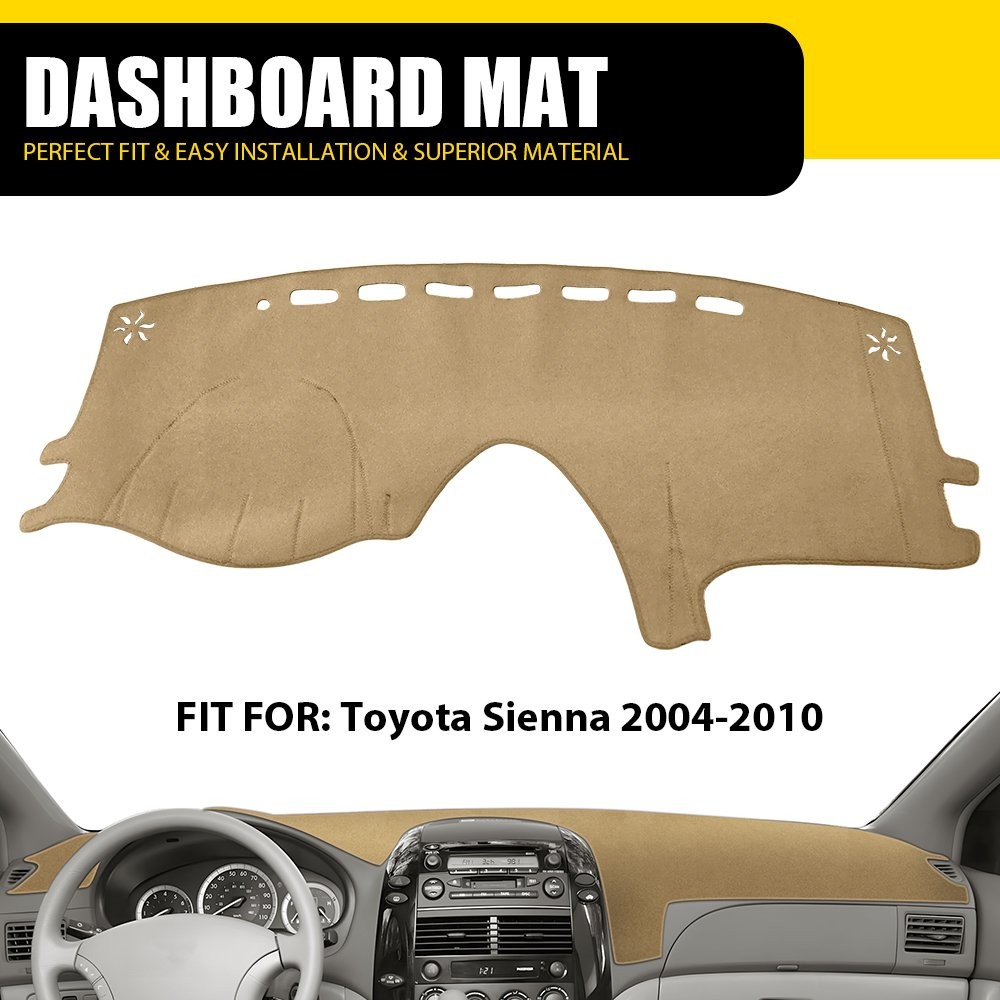 For 2004-2010 Toyota Sienna Dash Cover Dash Mat Dashmat Pad Dashboard Carpet US