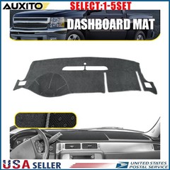 Dashboard Cover Dash Mat Gray Fit 07-13 Chevrolet Silverado Suburban Tahoe 1-5X