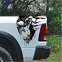 Skull Sticker Vinyl Graphic Decals For Car Trunk Pickup Side Truck Tailgate 2Pcs