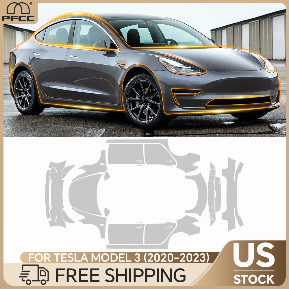 8.5Mil Matte PPF Full Body Kit for Tesla Model 3 2017-2023 Paint Protection Film