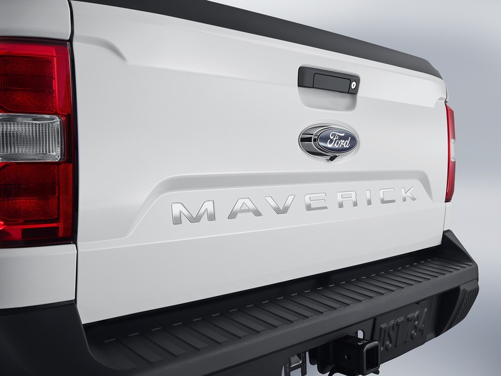 Maverick® 2022-2026 Polished Stainless Steel Tailgate Lettering Applique Badge