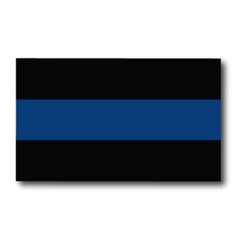 Thin Blue Line Flag Magnet Decal 3×5 Inches Automotive Magnet for Car Truck SUV