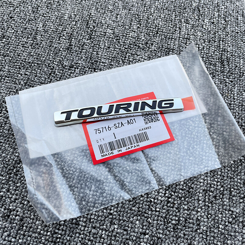 GENUINE TOURING REAR TRUNK BADGE EMBLEM FOR HONDA CIVIC ACCORD PILOT STICKER/