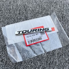 GENUINE TOURING REAR TRUNK BADGE EMBLEM FOR HONDA CIVIC ACCORD PILOT STICKER/
