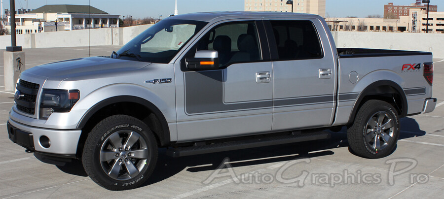 Hockey Side Force One Vinyl Graphics Kit Decals Stripes for 2009-2014 Ford F-150