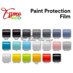 5FTx6FT PPF Gunmetal Gray Gloss Color Vinyl Paint Protection Film Scratch Wrap