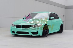 PET Super Gloss Sagano Green Vehicle Vinyl Wrap Decal Sheet Film Like Paint