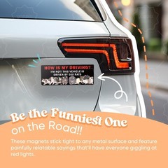 10PCS Hilarious Bumper Magnets – Must-Have Funny Car Stickers for Adventures