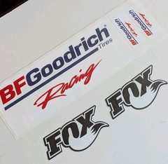 5 Classic Racing decals NHRA Hotrod stickers FOX BFG 8″ Large Format + Toolbox
