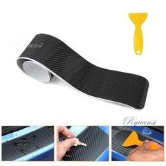 Carbon Fiber Bumper Rear Car Trunk Protector Trim Corner Sticker Car Accessories