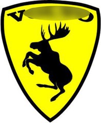 NEW Prancing Moose VOLVO Traditional Vinyl Decal – CUSTOM COLOR, SIZE & BACKING!