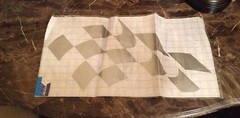 BMW Lightweight GRAY Flag Decal Racing Flag ~20 In Long (50cm) x 9.5 In H (24cm)