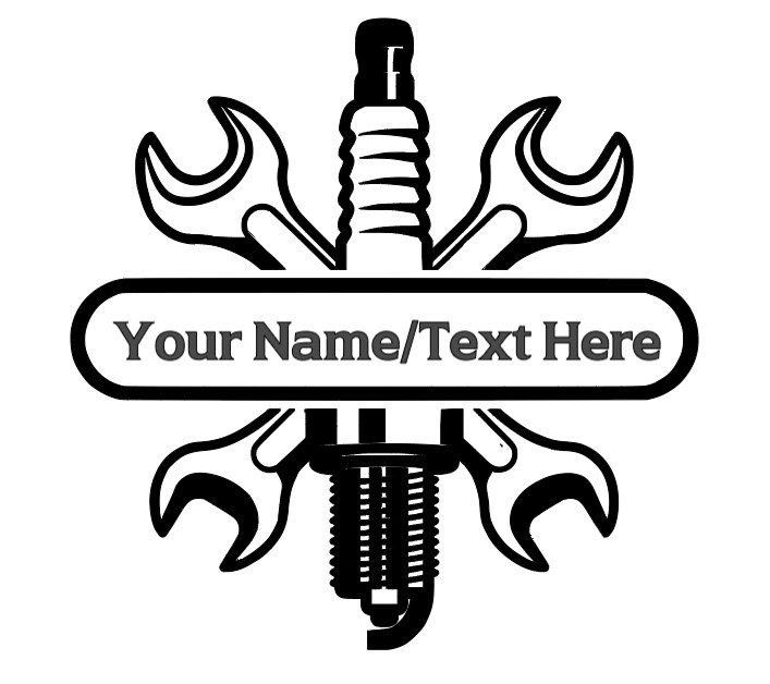 Mechanic Advertising Decal Vinyl Decal Personalize Toolbox Car Sticker Design2