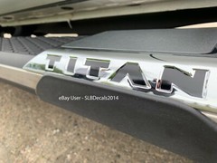 FITS Nissan Titan Step Bars Decals 2016 2017 2018 2019 / 2020 2021 2022 2023 24