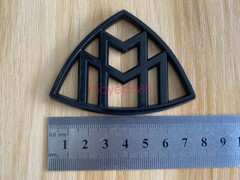 Black Maybach set Fender Side Rear Trunk Emblems Badge For Mercedes Benz S Class