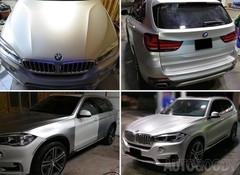 120″x60″ Satin Matte Chrome Metallic Silver Vinyl Film Wrap Sticker Bubble Free