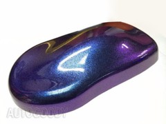 12″ x 60″ Gloss Metallic Chameleon Purple Blue Vinyl Film Wrap Air Bubble Free