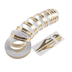 High Quality Tape Decal Part Accessories Car Decal Double Line Gold PVC