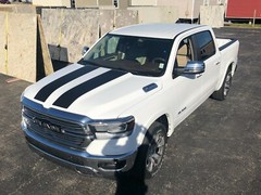 FITS 2019-2026 DODGE RAM 1500 VINYL HOOD DECAL STICKER GRAPHIC STRIPE