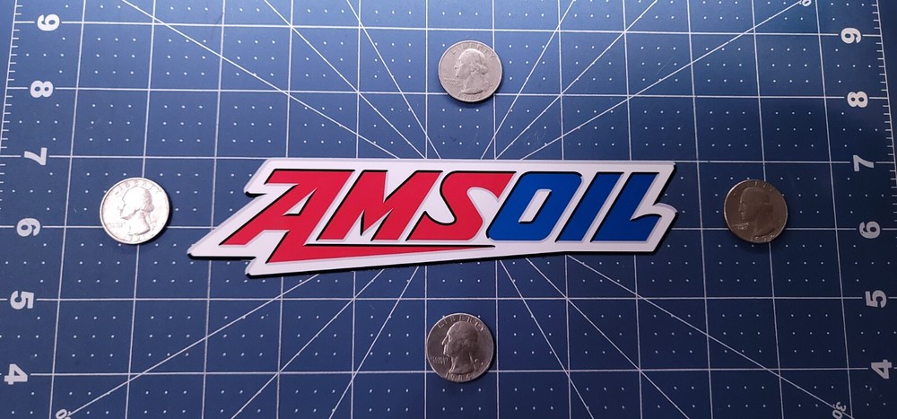 4pcs “AMSOIL” TOOLBOX Stickers