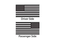 USA Flag Decals Fits Toyota Tundra 2007-2021 Double Cab Crew Max TRD Pro TC4