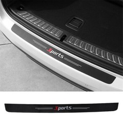 Car Rear Bumper Protector Strip Trunk Door Scuff Sill Cover Anti Scratch Sticker