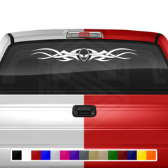 110-02 ALIEN Windshield Decal Window Sticker Vinyl Graphic Design Alien Head