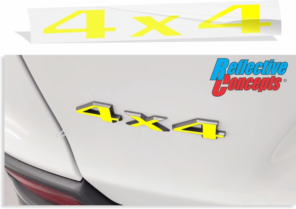 4X4 Liftgate Badge Overlay Decal – 2014-2023 Jeep Cherokee
