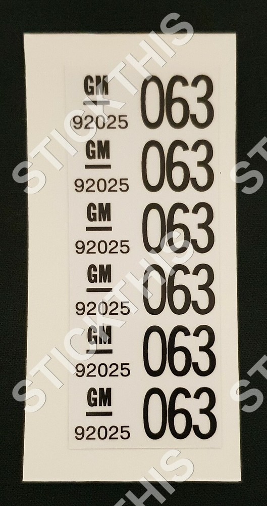 Suit Holden HSV Wire Harness Label – VL Cruise Control Loom 6cyl 92025063