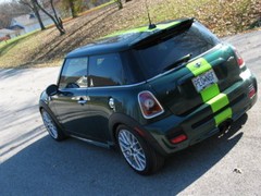 10″ Plain racing rally stripe stripes decals decal fit Mini Cooper Countryman S