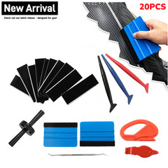 20pcs Vinyl Car Wrap Film Tool Kit Window Tint Application Squeegee Installation