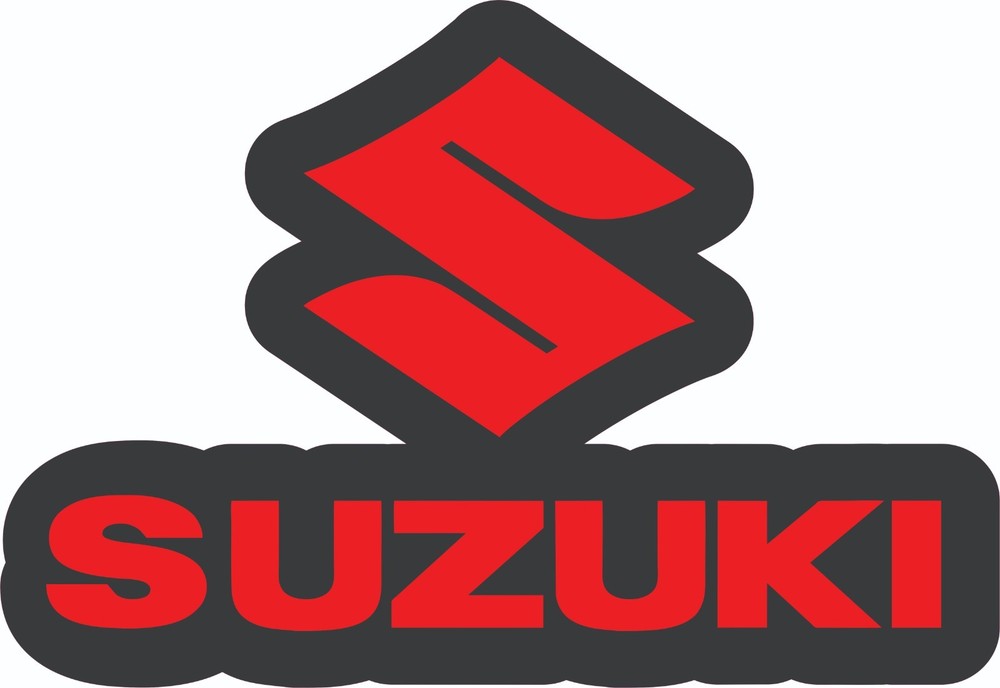 Suzuki Red and Black Carpet Graphic Decal Sticker for Fishing Bass Boats