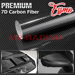 7D Carbon Fiber Low Tack High Gloss Car Vinyl Vehicle Wrap Sticker Decal Sheet