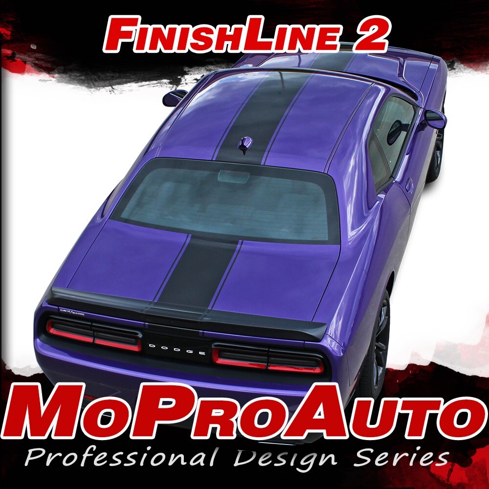 For 2015-2023 Challenger 3M Center Rallye Racing Stripes Decal Vinyl Graphic