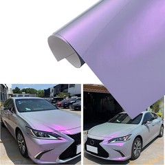 Vintage Gray to Charming Purple Glossy Chameleon Vinyl Car Wrap Sticker Car Film
