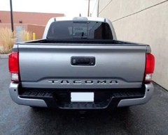 BLACK Tailgate Insert Letters Decal Vinyl Stickers for Toyota Tacoma 2016-2023